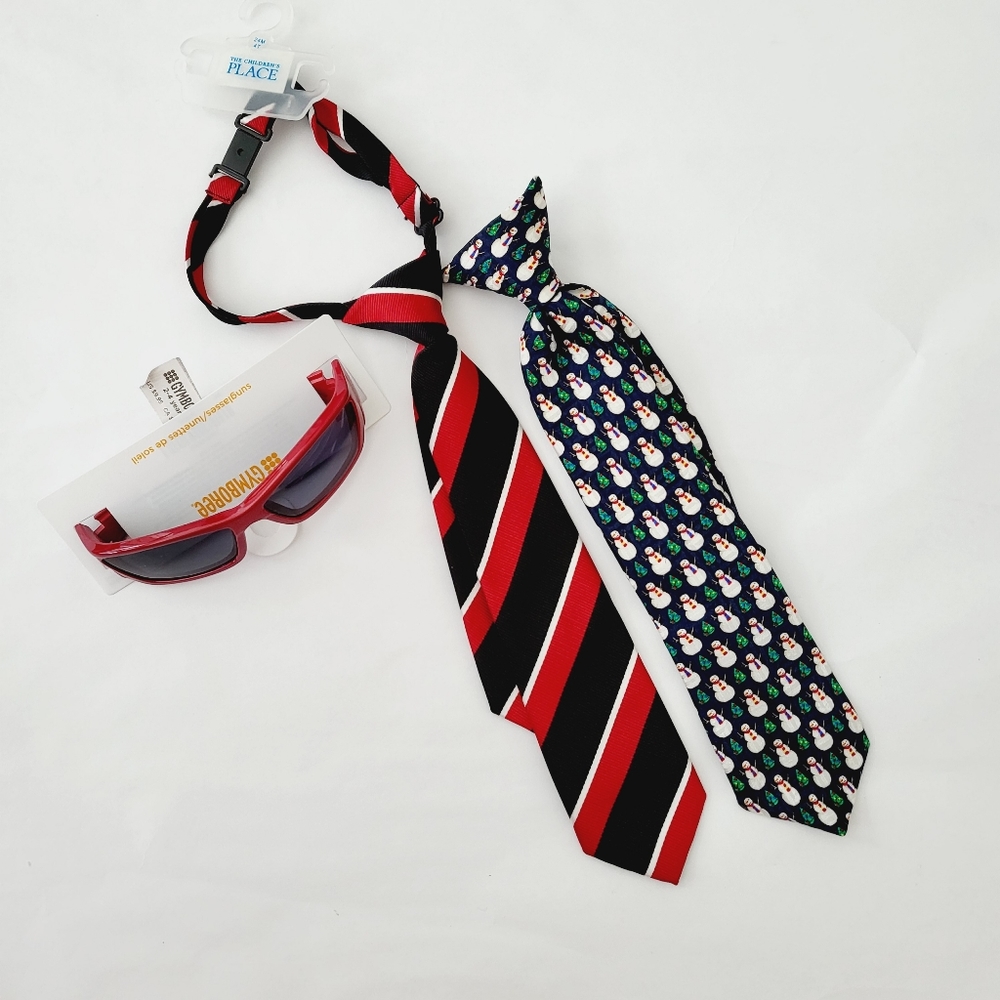 3/$25 bundle 2T-4T Ties and sunglasses